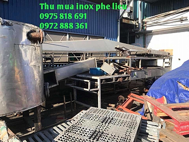 Mua inox phế liệu tại tphcm