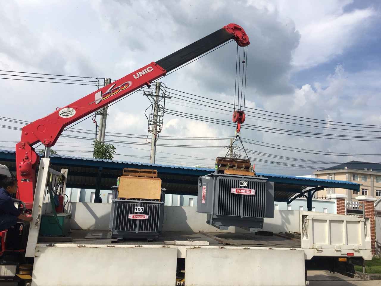 thanh lý trạm biến áp cũ 