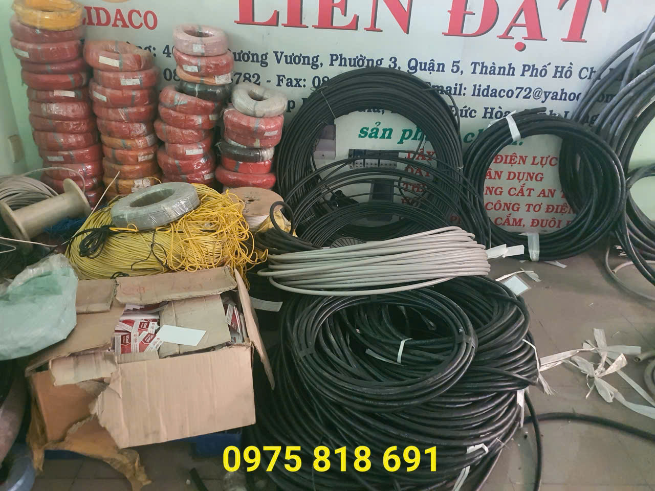 thu mua dây điện công trình 