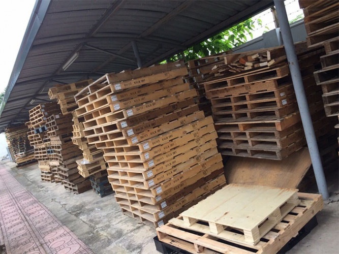 thu mua pallet gỗ cũ 
